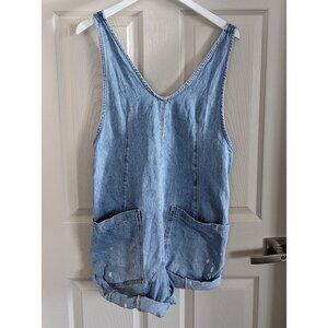 NWOT FREE PEOPLE We The Free High Roller Shortall XS Bright Eyes